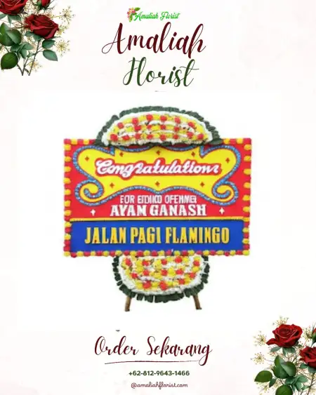Sewa Papan Bunga Weda Timur