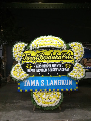 Papan Bunga Duka di Weda Timur